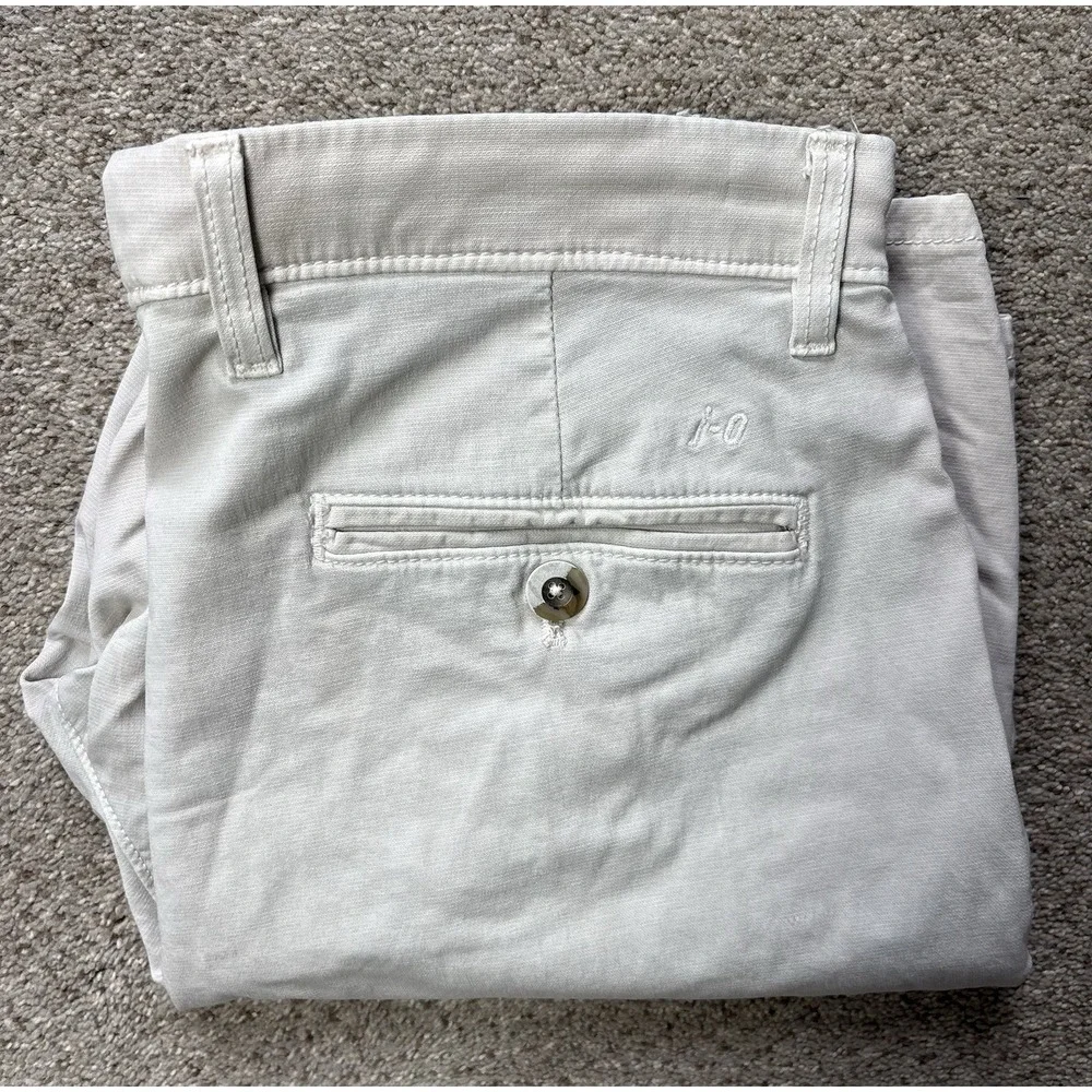 Johnnie-O Shorts Mens 36 Beige Nassau 7 Inch Chino Stretch Casual Golf JMSH2270